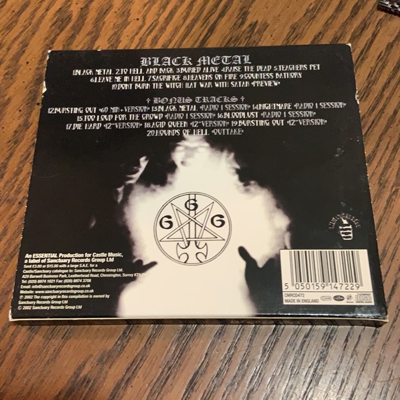 3 for $20 | Venom Black Metal CD album 1982 album heavy metal band - Picture 2 of 6